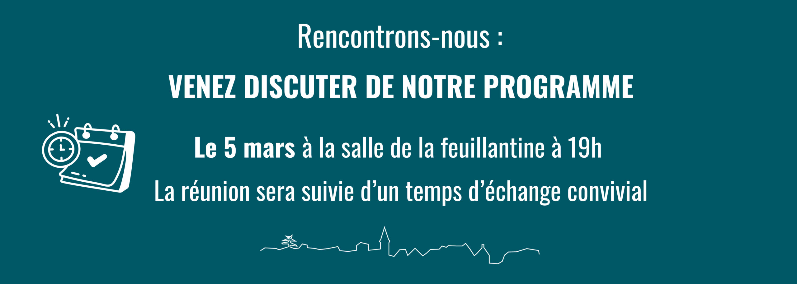 Réunion publique municipales 2026